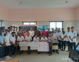 Disease Awareness and Blood-group Detection Camp at Bhampur, Tal. Shirpur